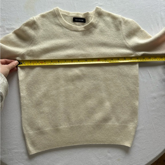 NAADAM Cream Crewneck Sweater - Picture 5 of 7